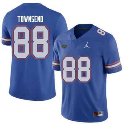 Men's Florida Gators #88 Tommy Townsend NCAA Jordan Brand Royal Authentic Stitched College Football Jersey KGC6562QD